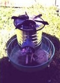 Metal rocket stove