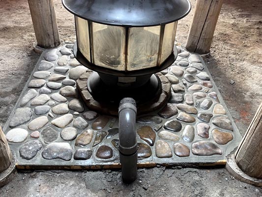 Completed shotcrete earthlodge.