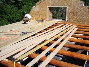 Tongue & Groove floor boards.