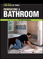 Renovating a Bathroom - book cover.