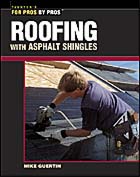 Roofing with Asphalt Singles - book cover.